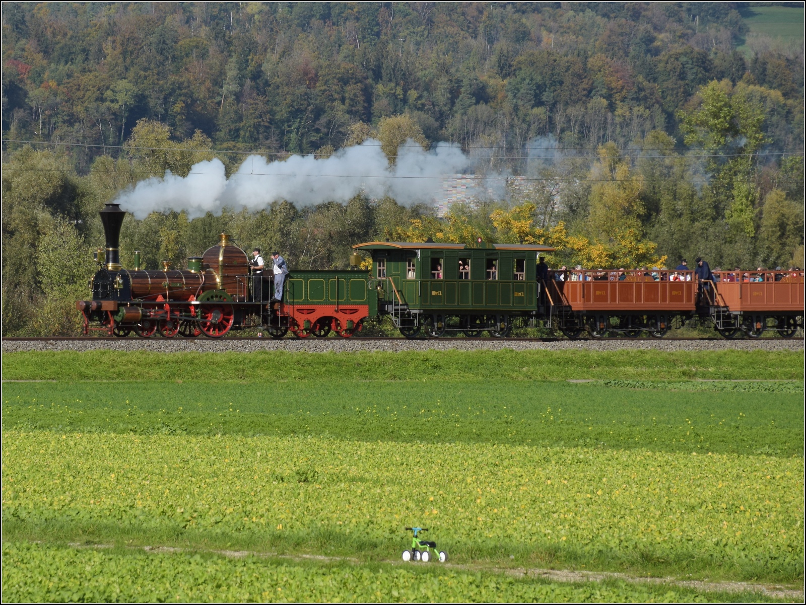 Spanisch-Brötli-Bahn zum 175. Geburtstag.

Leibstadt, Oktober 2022.