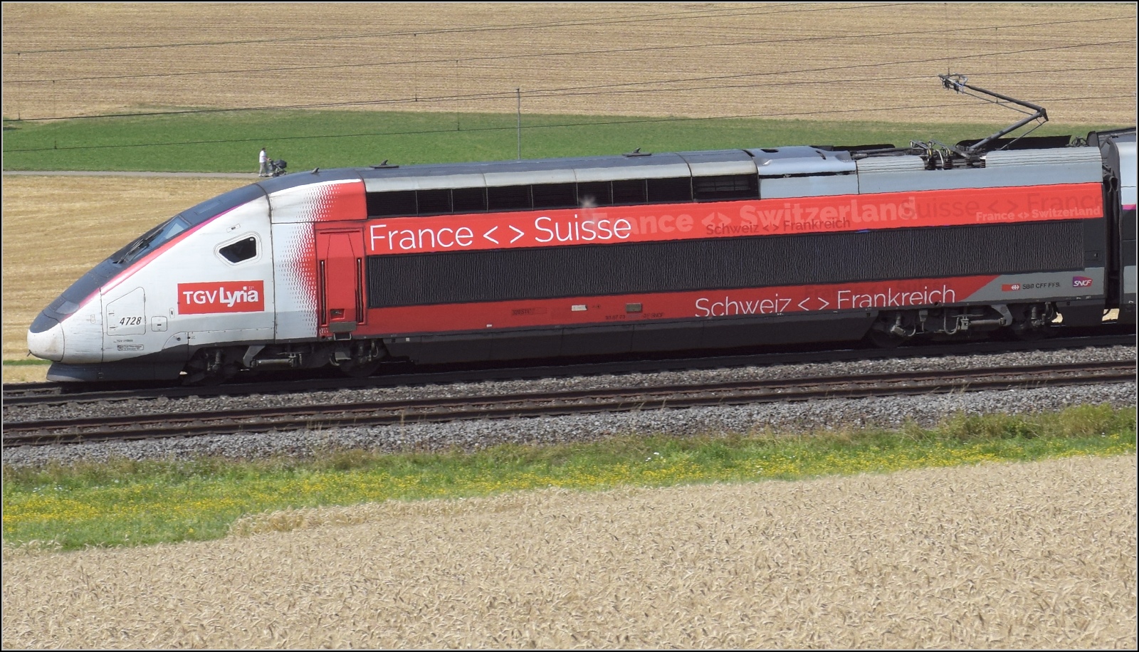 TGV 4728 bei Frick. Juli 2023.