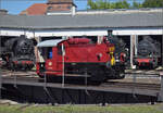 noerdlingen/884703/4-noerdlinger-eisenbahnfestdie-koef-ii-323 4. Nrdlinger Eisenbahnfest.

Die Kf II 323 703 wurde 1959 von Jung gebaut. Nrdlingen, Juni 2025.