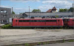 noerdlingen/884714/4-noerdlinger-eisenbahnfestaus-der-schaukelpferdsammlung-im 4. Nrdlinger Eisenbahnfest.

Aus der Schaukelpferdsammlung im Gelnde der Bayernbahn: 151 106. Nrdlingen, Juni 2025.