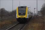 br-612-2/835269/612-020-erreicht-den-musealen-bahnhof 612 020 erreicht den musealen Bahnhof Mengen. Januar 2024.