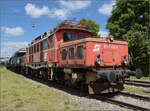 e-94-br-194-8/884711/4-noerdlinger-eisenbahnfestdas-krokodil-mit-der 4. Nrdlinger Eisenbahnfest.

Das Krokodil mit der sterreichischen Modernisierungssoperation: 194 123 als BB 1020.12 Nrdlingen, Juni 2025.