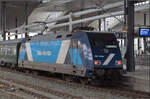 6-101-br-101/911259/101-133-mit-dem-halterkuerzel-happy 101 133 mit dem Halterk�rzel HAPPY macht den Bahnfotografen happy. Dahinter noch zwei Silberlinge, was will man mehr. Fertig ist die RB 31 nach Moers. Duisburg, Februar 2026.