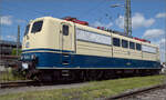 6-151-br-151/884718/4-noerdlinger-eisenbahnfestals-kaeme-sie-gerade 4. Nrdlinger Eisenbahnfest.

Als kme sie gerade aus der Mrklin-Schachtel prsentiert sich 151 073 auf dem Museumsgelnde. Nrdlingen, Juni 2025.
