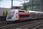 TGV Lyria 4719 in Sissach. April 2024.