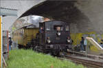 sumiswald-guenen-17/843755/ostermontag-bei-der-emmentalbahnankunft-von-e Ostermontag bei der 'Emmentalbahn'.

Ankunft von E 3/3 853 der JS in Sumiswald-Grnen. April 2024.