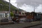 e-33-3/813106/vapeur-val-de-travers-train-au-fil-de Vapeur Val-de-Travers: Train 'Au fil de l'Areuse'.

E 3/3 8511 in Fleurier. Mai 2023.