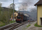 Train du Terroir.

E 3/3 5811 in Môtiers. Mai 2024.
