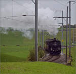 bsb-ed-34-51-5/903629/das-letzte-mal-daheim-in-schwarzenburgbsb Das letzte Mal daheim in Schwarzenburg.

BSB Ed 3/4 51 auf ihrer Heimstrecke, bevor sie wegen ETCS ein Hausverbot bekommt. Hier im Feldmoos kurz vor der Einfahrt Schwarzenburg. Oktober 2025.