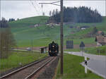 Ostermontag bei der 'Emmentalbahn'.

Eb 3/5 5810 zwischen Mussachen und Dürrenroth. April 2024.
