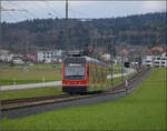 be-48-3/909970/bierlisi-statt-bipperlisi-be-48-114 Bierlisi statt Bipperlisi. 

Be 4/8 114 'Saturn' auf dem Weg von Attiswil nach Wiedlisbach. Februar 2026.