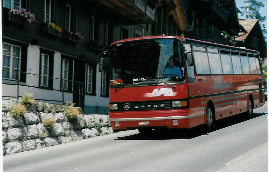 (014'416) - AFA Adelboden - Nr. 11/BE 26'701 - Setra am 14. Juli 1996 in Adelboden, Mhleport