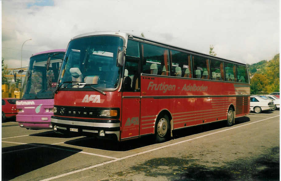 (015'315) - AFA Adelboden - Nr. 23/BE 26'773 - Setra am 2. Oktober 1996 in Thun, Seestrasse