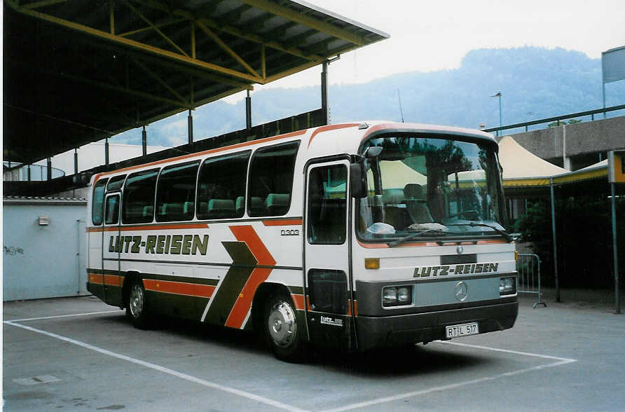 (022'914) - Aus Deutschland: Lutz, Reutlingen - RT-L 517 - Mercedes am 22. Mai 1998 in Thun, Grabengut