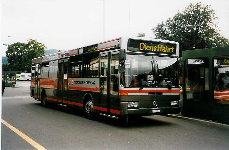 (034'334) - SOO Olten - Nr. 75/SO 21'066 - Mercedes am 14. Juli 1999 beim Bahnhof Olten