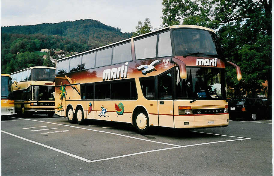 (036'704) - Marti, Kallnach - Nr. 29/BE 102'202 - Setra am 3. September 1999 in Thun, Seestrasse