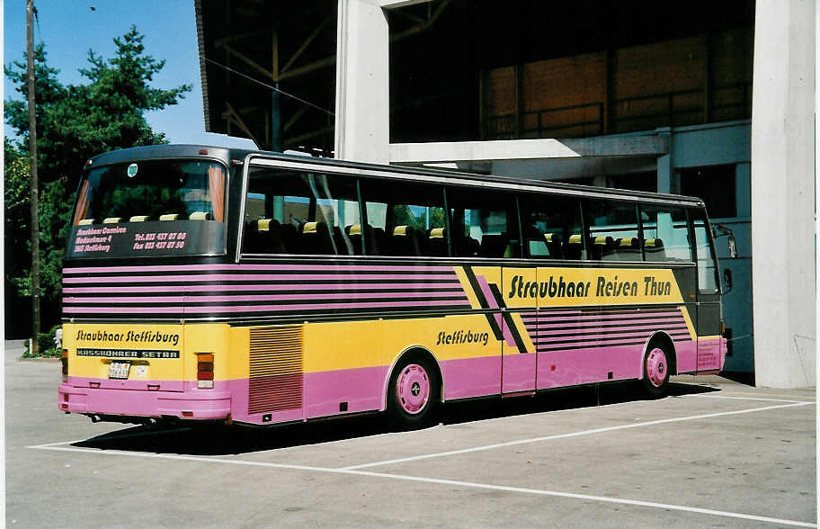 (036'721) - Straubhaar, Thun - BE 206'633 - Setra (ex Mller, Uttigen) am 9. September 1999 in Thun, Grabengut