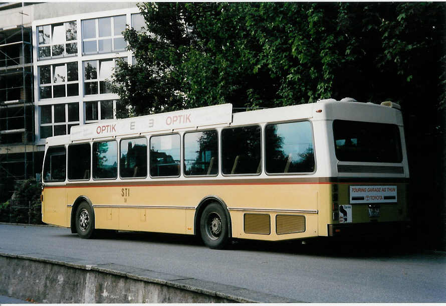 (036'835) - STI Thun - Nr. 58/BE 413'458 - Saurer/R&J am 18. September 1999 bei der Schifflndte Thun