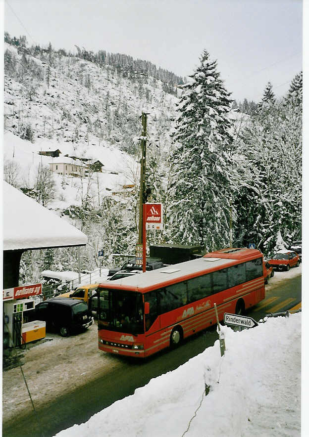(038'410) - AFA Adelboden - Nr. 7/BE 26'707 - Setra am 31. Dezember 1999 in Achseten, Hoher Steg
