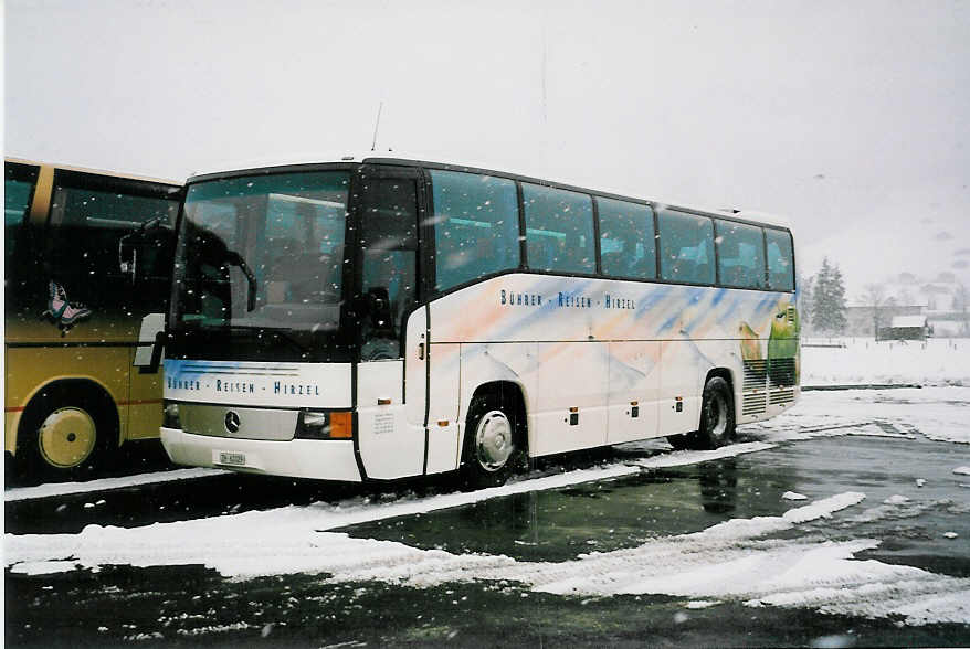 (039'135) - Bhrer, Hirzel - ZH 62'029 - Mercedes am 20. Februar 2000 in Frutigen, Flugplatz