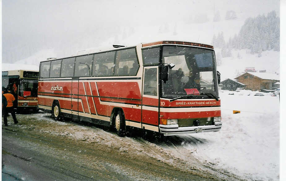 (039'222) - ASKA Aeschi - Nr. 10/BE 26'721 - Drgmller am 20. Februar 2000 in Adelboden, Kreuzweg