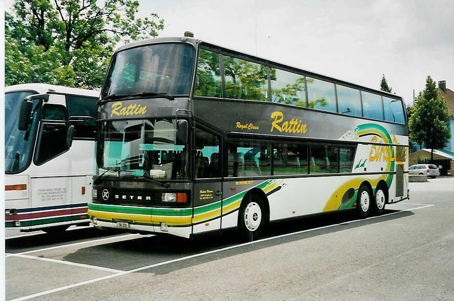 (041'625) - Rattin, Schaffhausen - Nr. 10/SH 210 - Setra am 29. Juni 2000 in Thun, Seestrasse