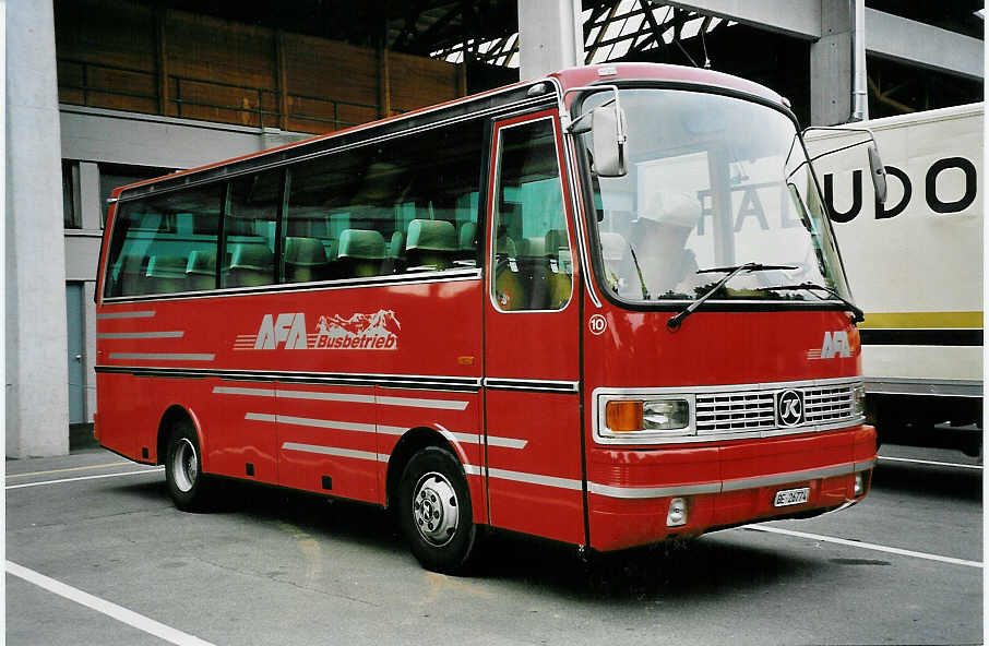 (043'008) - AFA Adelboden - Nr. 10/BE 26'774 - Setra (ex Frhlich, Zrich) am 30. August 2000 in Thun, Grabengut