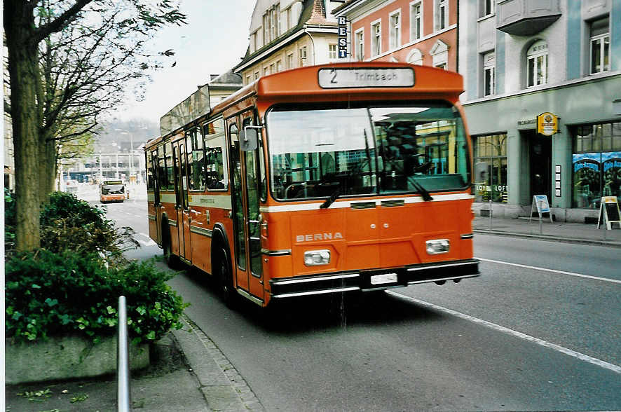 (044'205) - SOO Olten - Nr. 71/SO 21'948 - Berna/Hess am 27. Dezember 2000 in Olten, Froburgstrasse