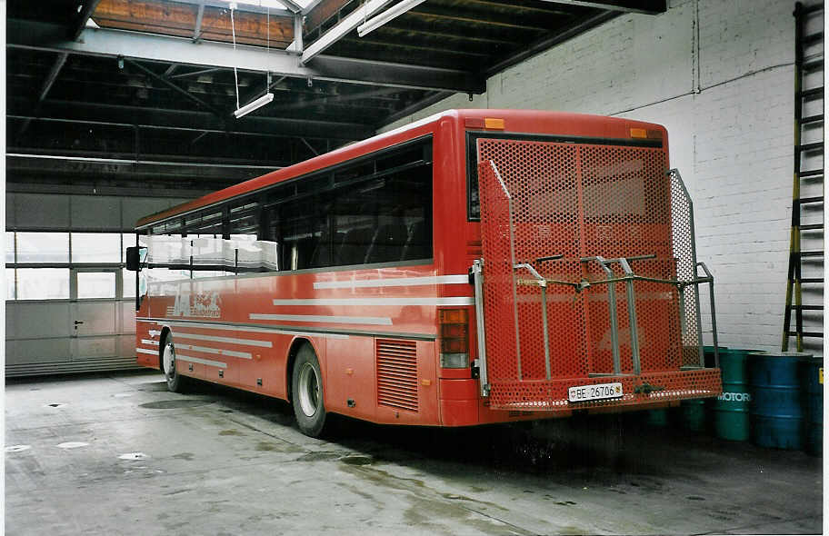 (044'535) - AFA Adelboden - Nr. 6/BE 26'706 - Setra am 10. Januar 2001 in Thun, Garage STI