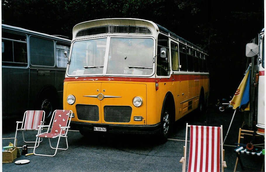 (049'203) - Sprungel, Arlesheim - BL 100'767 - FBW/Hess (ex P 24'165) am 18. August 2001 in Burgdorf, AMP