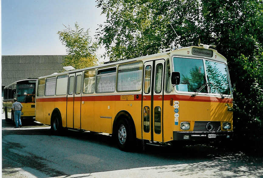 (049'337) - Gadliger, Horgen - ZH 293'555 - Saurer/Tscher (ex Lienert&Ehrler, Einsiedeln; ex Lienert, Einsiedeln) am 25. August 2001 in Niederbipp, Saurertreffen