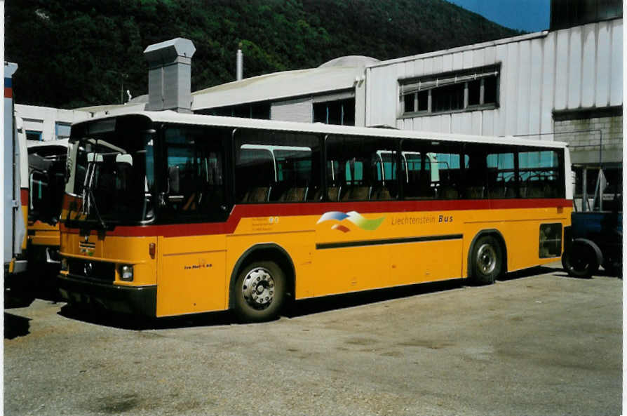 (049'510) - Aus Liechtenstein: Matt, Mauren - Nr. 18 - Mercedes/Hess am 25. August 2001 in Biel, BTR