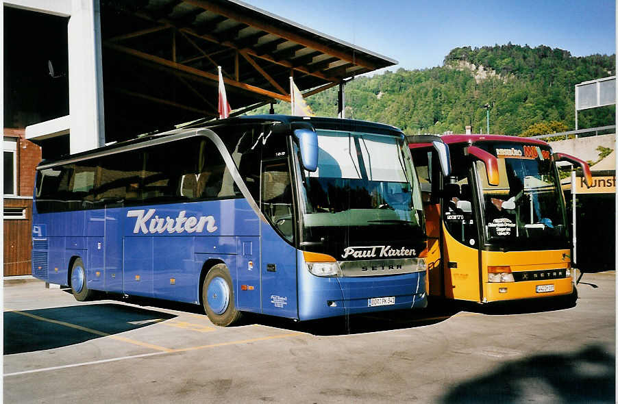 (053'537) - Aus Deutschland: Krten, Ahaus - BOR-PK 341 - Setra am 31. Mai 2002 in Thun, Grabengut