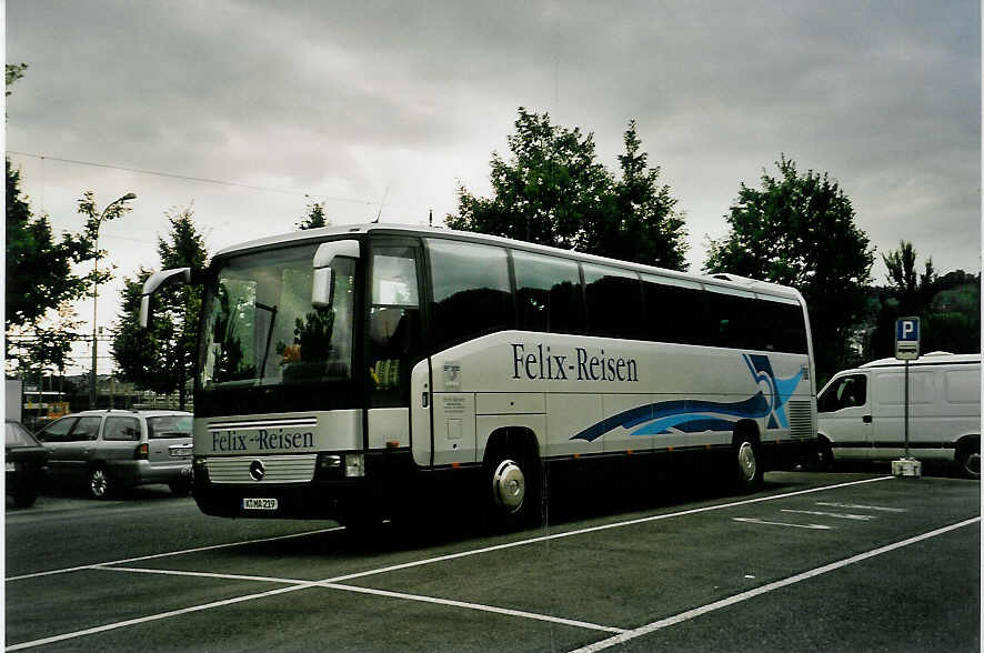 (054'312) - Aus Deutschland: Abel, Kln - Nr. 1/K-MA 219 - Mercedes am 2. Juli 2002 in Thun, Seestrasse