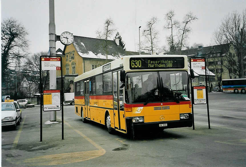 (058'815) - Rattin, Schaffhausen - Nr. 15/SH 1915 - Mercedes am 20. Februar 2003 in Schaffhausen, Bushof