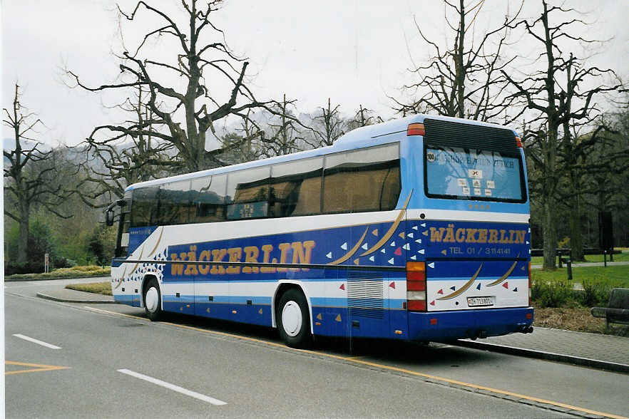 (059'615) - Wckerlin, Zrich - ZH 713'801 - Neoplan am 6. April 2003 in Thun, Hotel Seepark