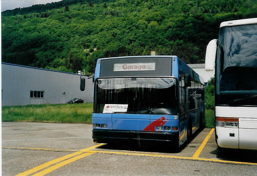 (060'119) - ??? - Nr. 27 - Neoplan am 12. Mai 2003 in Biel, Rattinbus