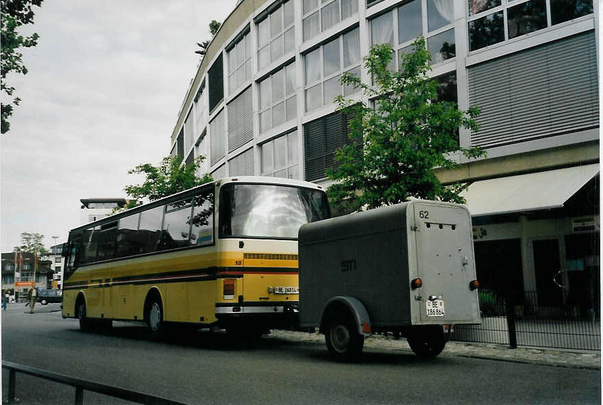 (060'211) - STI Thun - Nr. 18/BE 26'814 - Setra (ex AvH Heimenschwand Nr. 1) am 19. Mai 2003 bei der Schifflndte Thun