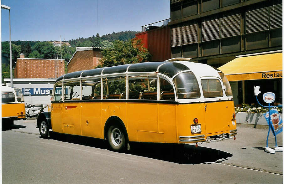 (061'519) - Mosimann, Aesch - ZH 128'417 - Saurer/R&J (ex Bnziger+Knecht, Dttwil; ex P 19'980; ex P 23'123) am 13. Juli 2003 in Luzern, Verkehrshaus