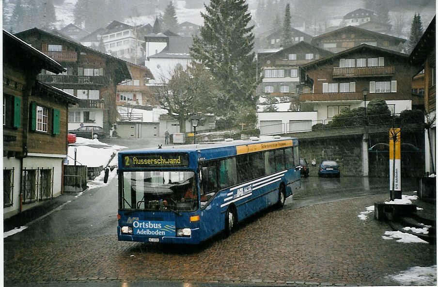 (064'725) - AFA Adelboden - Nr. 3/BE 26'703 - Mercedes am 21. Dezember 2003 beim Autobahnhof Adelboden