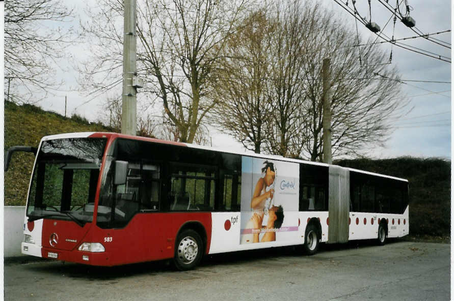 (066'123) - TPF Fribourg - Nr. 583/FR 300'390 - Mercedes am 21. Mrz 2004 in Fribourg, Garage