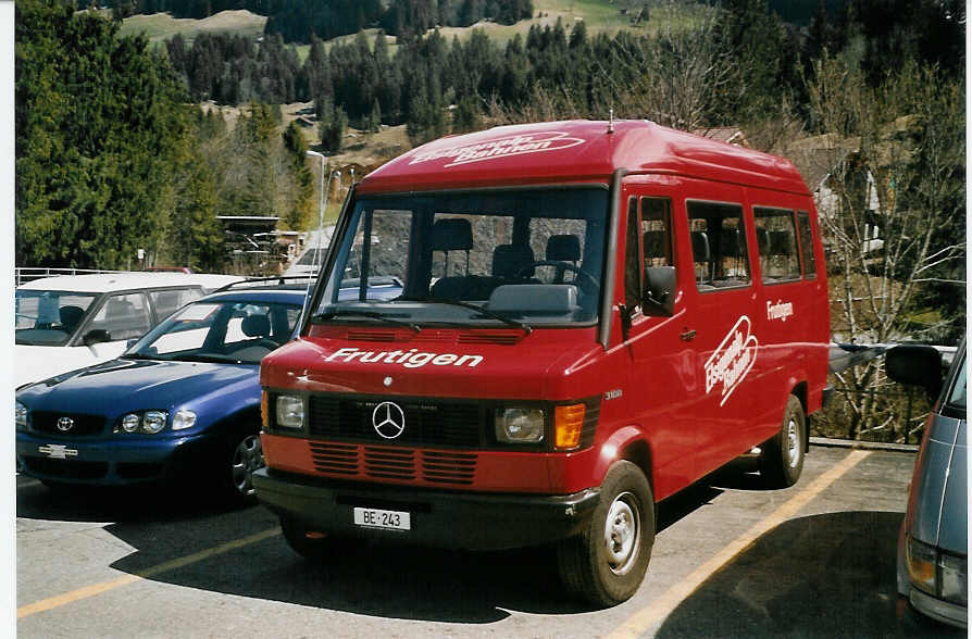 (067'224) - Elsigenalp Bahnen, Achseten - BE 243 - Mercedes am 25. April 2004 in Adelboden, Margeli