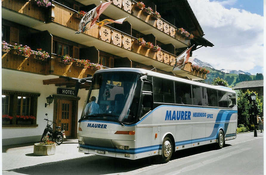 (068'820) - Maurer, Spiez - BE 55'479 - Bova am 4. Juli 2004 in Adelboden, Hotel Adler