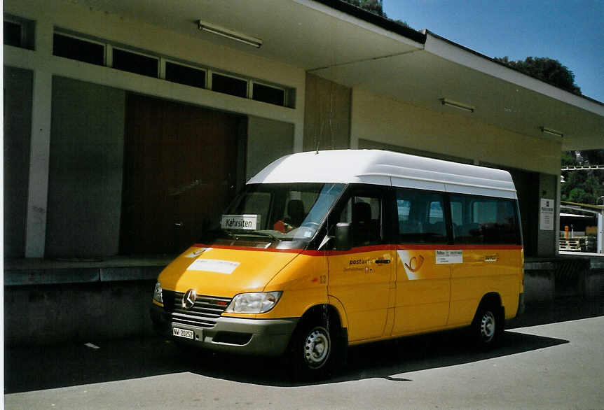 (069'430) - Thepra, Stans - Nr. 13/NW 20'252 - Mercedes am 17. Juli 2004 beim Bahnhof Stansstad