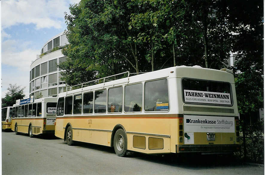 (070'615) - STI Thun - Nr. 56/BE 413'456 - Saurer/R&J am 29. August 2004 bei der Schifflndte Thun