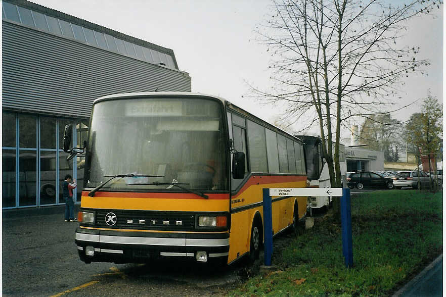 (072'713) - PostAuto St. Gallen-Appenzell - Setra (ex P 25'048) am 27. November 2004 in Biel, BTR