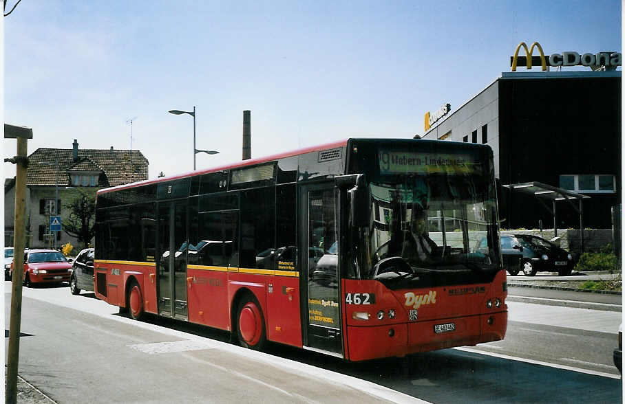 (076'031) - Dysli, Bern - Nr. 462/BE 483'462 - Neoplan am 10. April 2005 in Kniz, Brhlplatz