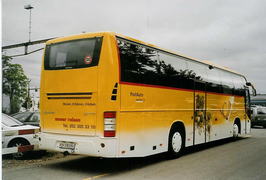 (080'423) - Moser, Flaach - Nr. 16/ZH 378'335 - Volvo am 18. September 2005 in Thun, CarTerminal