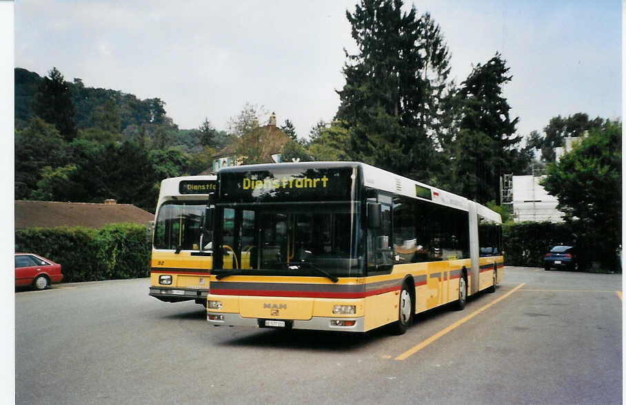 (080'501) - STI Thun - Nr. 103/BE 577'103 - MAN am 21. September 2005 bei der Schifflndte Thun