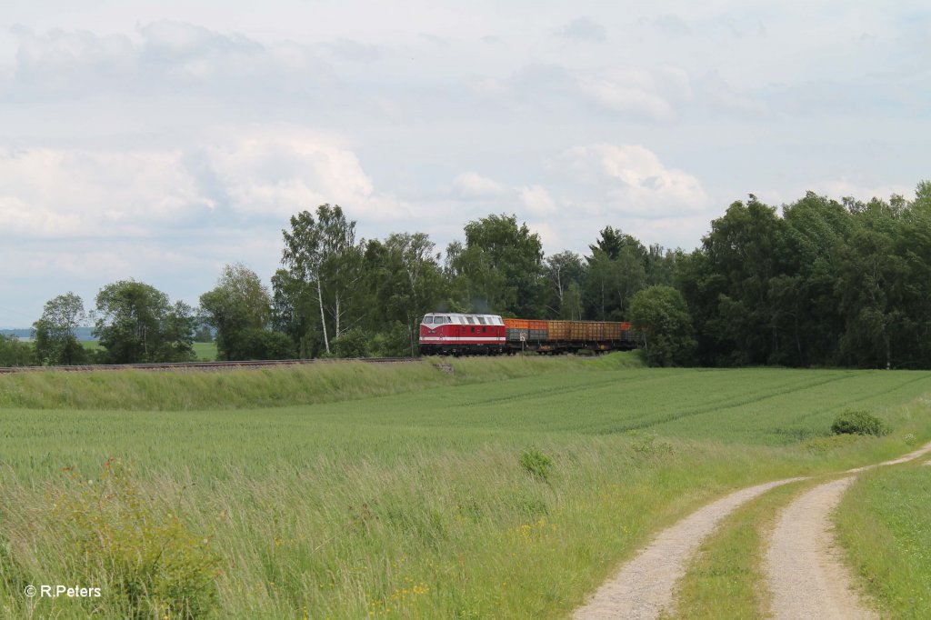 118 770 mit einem Kokszug aus der CZ bei Unterthlau. 15.06.13